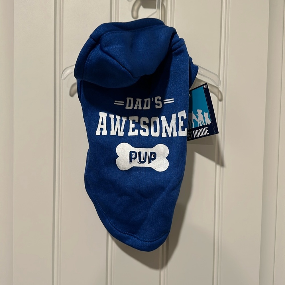 Dad’s Awesome Pup Pet Hoodie